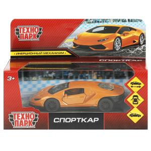 Машина Технопарк металл. Спорткар (12см) дв,багаж,инерц,в/к 2210C0153-R
