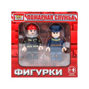 Мини-конструктор Город Мастеров Набор фигурок Пожарные (2шт) в/к 18035-KK