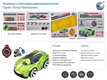 Машина на РУ голос управ. в/к R-201