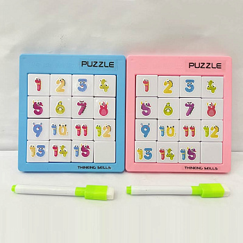 Игра "Пятнашки" с доской для рисования DS-65 в пакете