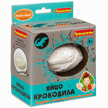 Bondibon Исторические раскопки Науки с Буки Юный археолог Яйцо крокодила ВВ4115