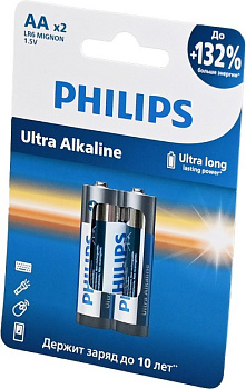 LR6 Батарейки Philips Ultra  BL-2 00008095