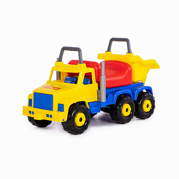Каталка Автомобиль Супергигант-2 (жёлто-красный) в/п 24590 (Полесье)