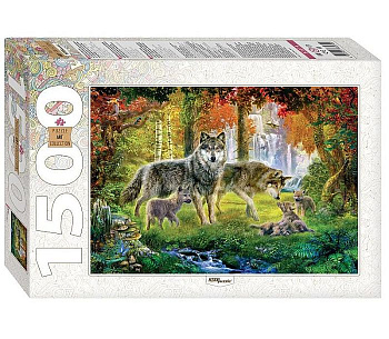 Пазлы (1500эл) Волки (new) 83074 (Степ Пазл)