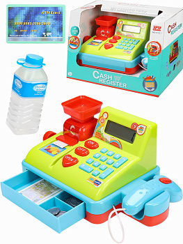 Игр набор Касса Универсам (23*13*11см,звук) на бат 1976268