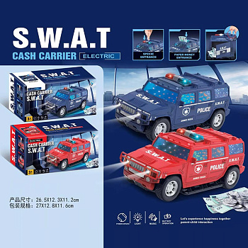 Сейф копилка - автомобиль на батар 8899-156в/к