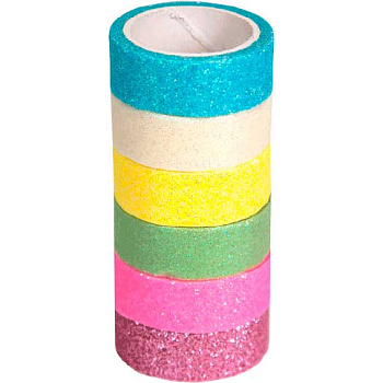 Лента декор. deVENTE "Glitter.Pastel" 9040216 с блёст.,полипроп.осн.,15мм*2м,вту