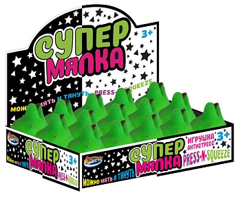Игрушка-антистресс Супер мялка (10см) Ёжик (12шт/уп) Цена за шт 053B10-2SM