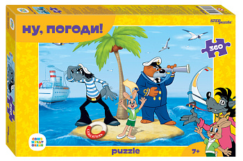Пазлы (360эл) Ну, погоди! (new) СЮМ 73076 (Степ Пазл)