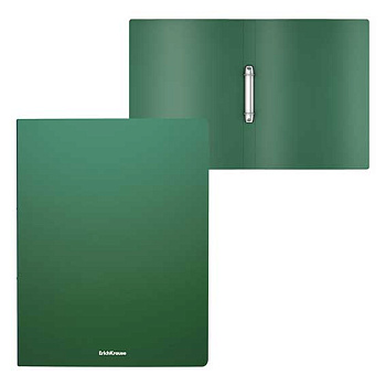 Папка 2 кольца 24мм А4 EK "Matt Classic" 49966 зелёный,400мкм 49966