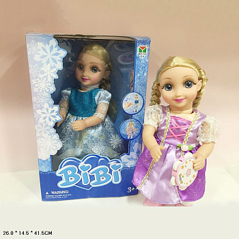 Кукла 33303B играет на бубне, звук 39см. в/к