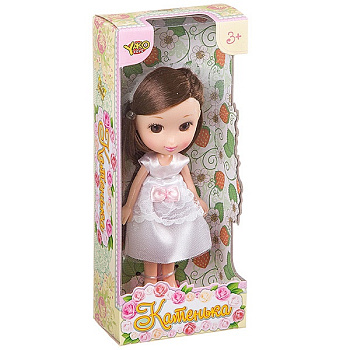 Кукла Катенька 16,5см (2вида) в/к M6619/Д87583