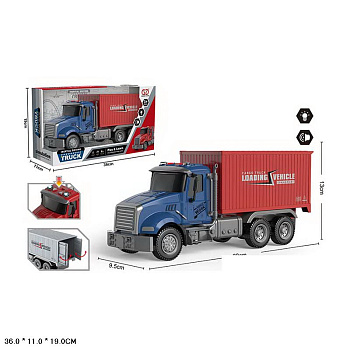 Контейнеровоз 899-25B 30см, свет, звук в/к
