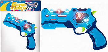 Игрушка Пистолет звук, свет KT318-3 в/п