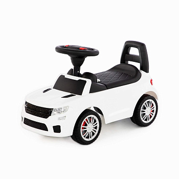 Толокар Автомобиль SuperCar №6 звук,белый 84606 (Полесье)
