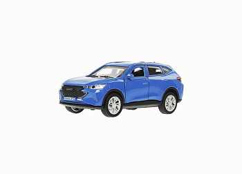 Машина Технопарк металл. Haval f7 синий (12см) дв,баг,инер,в/к F7-12-BU