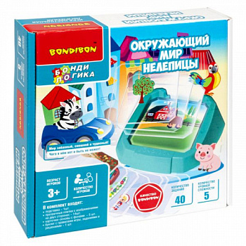 Bondibon Логическая игра Окружающий мир Нелепицы ВВ5085