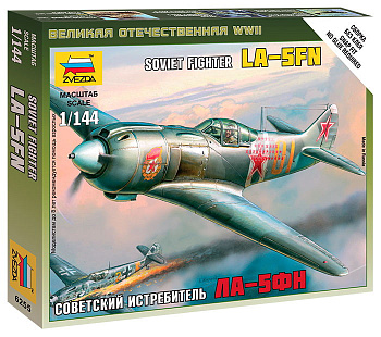 Советский истребитель Ла-5ФН 6255 (Звезда)