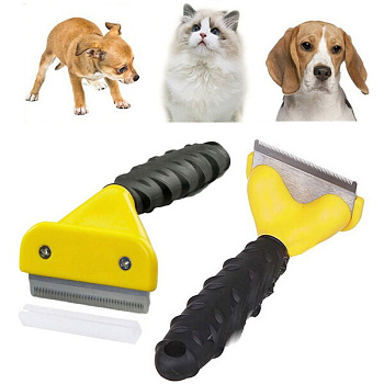 Расческа-пуходерка д/вычесывания подшерстка 452-2012
