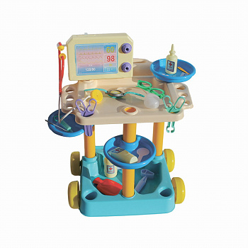 Игр.набор Доктор (23пред) на тележке У807 (Совтехстром)