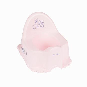 Горшок Тега со звук. эфф.Little Bunnies (Кролики) розовый PO-059-104