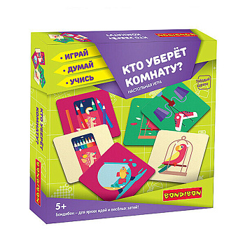 Bondibon Игра обучающая Найди пару Кто уберёт комнату? ВВ3904