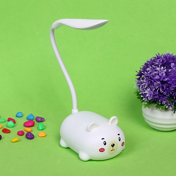 Светильник настольный Marmalade-Мишка LED USB 5v 3w, белый 025-5005