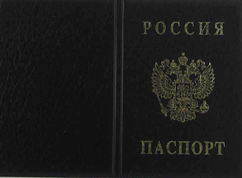 Обложка д/паспорта ДПС вертик. черная 2203.В-107