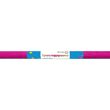 Бумага гофрированная ATTOMEX 50см*250см ярко-лиловая 8040729 (32г/м2)
