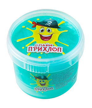 Слайм Прихлоп Перламутровый (200гр) бирюзовый 667511