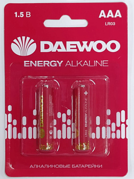 LRO3  Батарейки Daewoo Energy BL-2 00000561