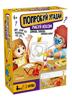 Игра Попробуй угадай. Рисуй носом 70012 (Дес.Кор.)