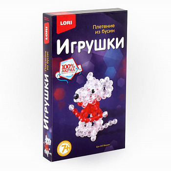 Плетение из бусин Мышка Бус-045 (Колорит)
