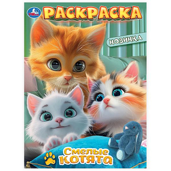 Раскраска А4 Смелые котята 978-5-506-10316-5
