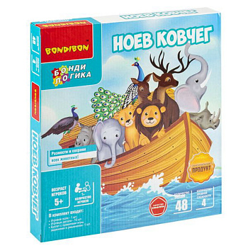 Bondibon Логическая игра Ноев Ковчег ВВ6015