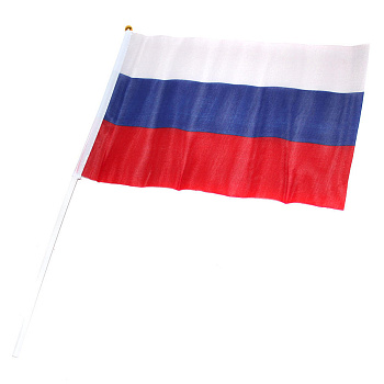 Флаг Триколор 14*21 уп12/2400шт Р23871-8