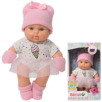 Кукла Карапуз Мороженка (20см) В4151 (Весна)