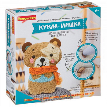 Bondibon Набор д/творчества Моя кукла! Кукла-мишка ВВ4711