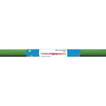 Бумага гофрированная ATTOMEX 50см*250см изумрудная 8040722 (32г/м2)