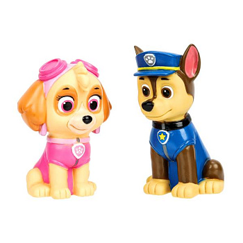 Игрушка д/купания Щенячий Патруль Чейз и Скай (10см,2шт) в/сет LXCHASE-SKY-DOGP-NW