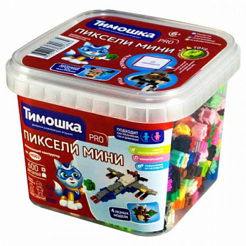 Конструктор Пиксели mini (600дет) М002 (Тимошка)