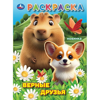 Раскраска А4 Верные друзья 978-5-506-10559-6