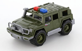 Автомобиль Защитник джип военный патрульный (31х15,5х13см) в/сет 63663 (Полесь