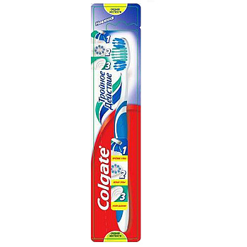 Зуб.щетка Colgate Тройное действие средняя VN01289A