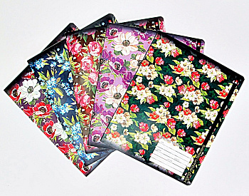 Тетрадь 18л. (клетка) АЛЬТ "Цветы. Патерн" 7-18-243/1Д 5в.