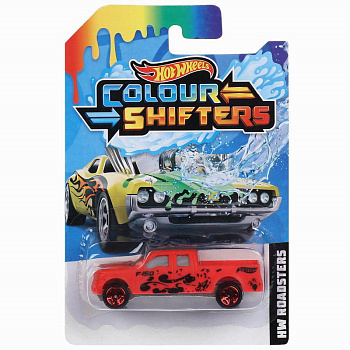 Машина Технопарк металл. Hot wheels меняет цвет (7,5см) в асс, блист.HW-7-CC-167-R