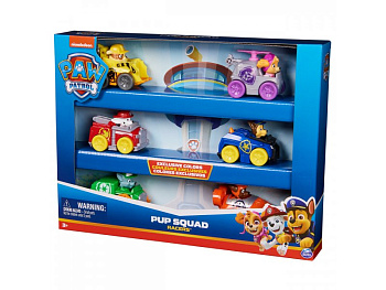 Paw Patrol Набор машинок (6шт,6см) 43695