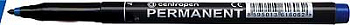 Маркер перм. CENTROPEN 2536/01-06 синий,1,0мм (светостойкие чернила)