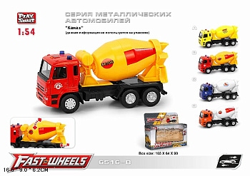 Модель бетономешалка 6516B (1:54) в/к (RU)