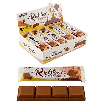 Ластик-карандаш КОКОС ER-TWIST "Chocolate" 251518 синтетич.каучук,120*35мм